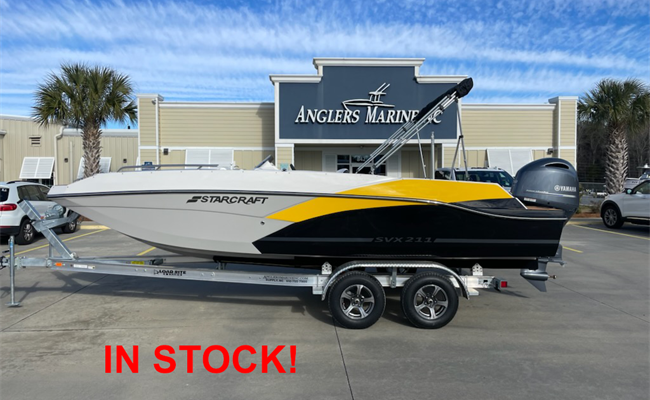 2023 Starcraft SVX 211 Yellow/Quicksilver/Black